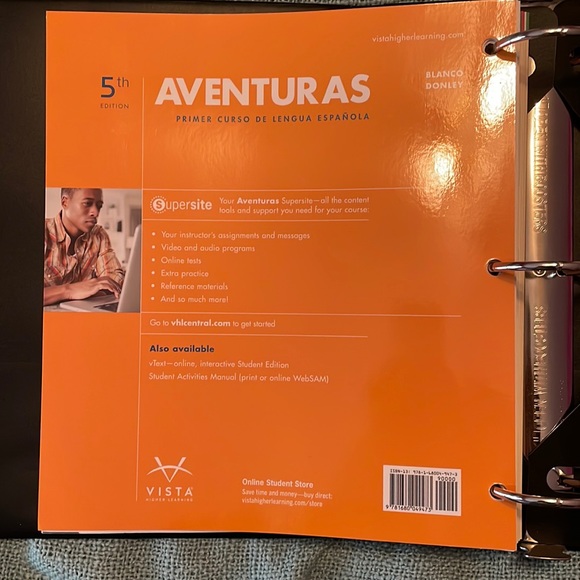 Aventuras 5th Edition Textbook - Picture 2 of 2